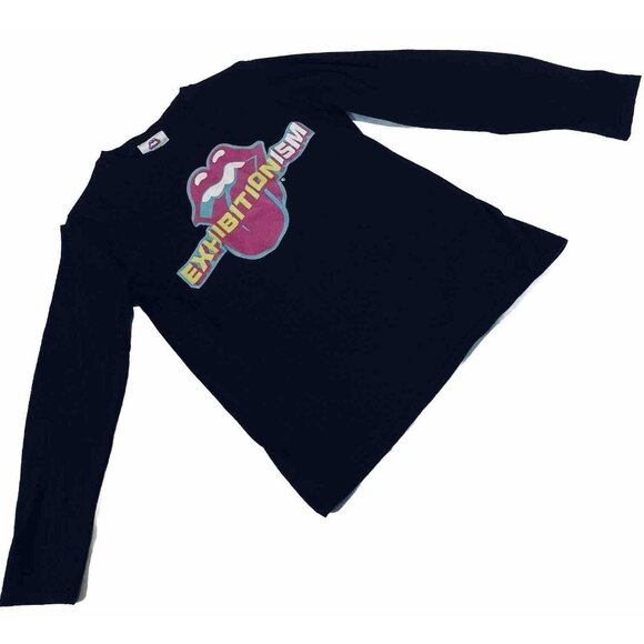 Rolling Stones Exhibitionism Tour London Saatchi Adult T-Shirt Medium Black 2016 - Picture 5 of 6